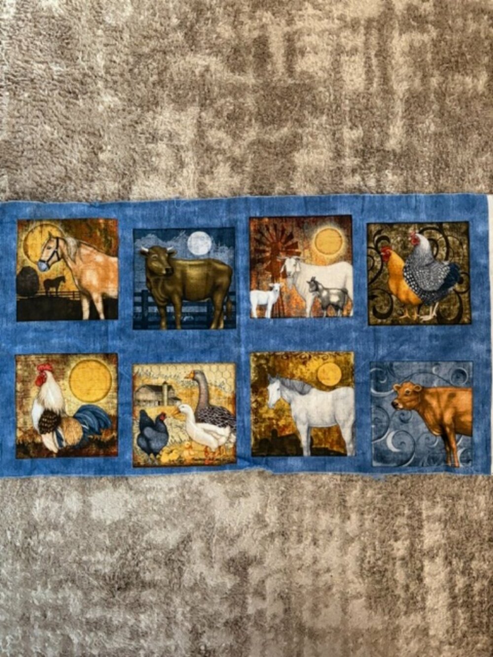 Farm Animal Quilt Panes by Dan Morris Design 2016 for Quilting Treasures